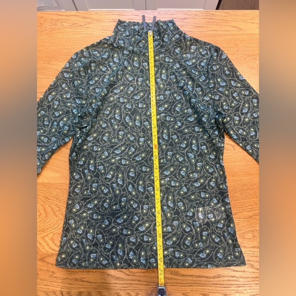 Anthropologie Green Vintage Floral Top- Size Small - Boho - Cottage Core - Picture 11 of 16